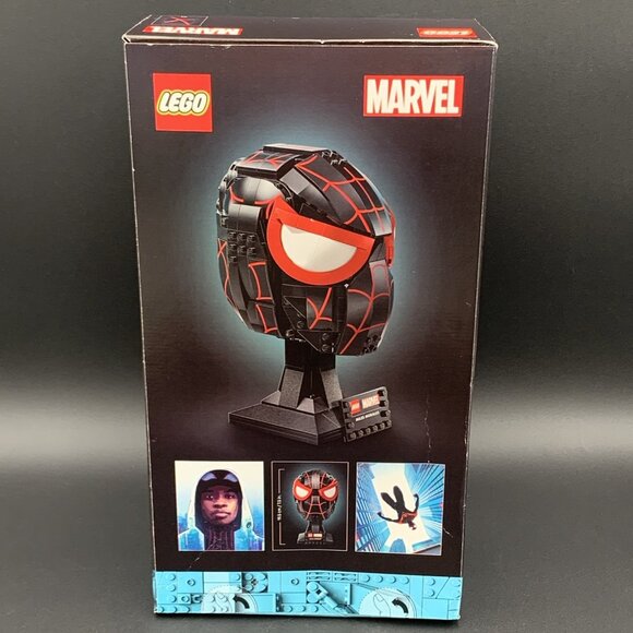 LEGO Marvel Miles Morales Mask 76329 Spider-Man Helmet 487 pcs New Sealed - Picture 2 of 7